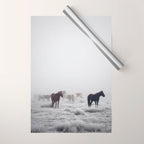 Horses in the Mist II Wrapping Paper Gallery Image 1