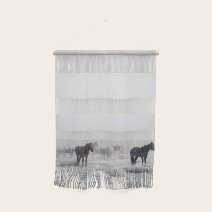 Horses in the Mist II Wall Hanging Gallery Image 1