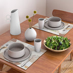 Patterned Circles: Maps & Kraft Paper Placemat Gallery Image 2