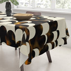 In Motion Amber Tortoise Tablecloth Gallery Image 3