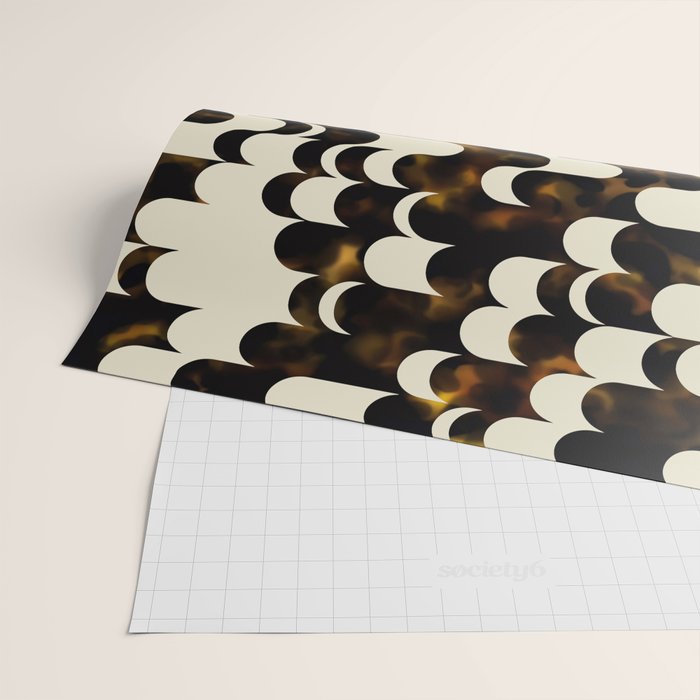In Motion Amber Tortoise Wrapping Paper Gallery Image 2