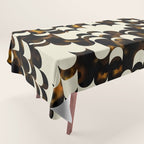 In Motion Amber Tortoise Tablecloth Gallery Image 1