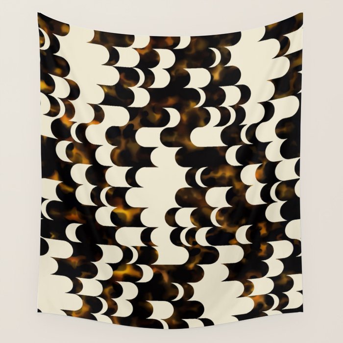 In Motion Amber Tortoise Wall Tapestry Gallery Image 4