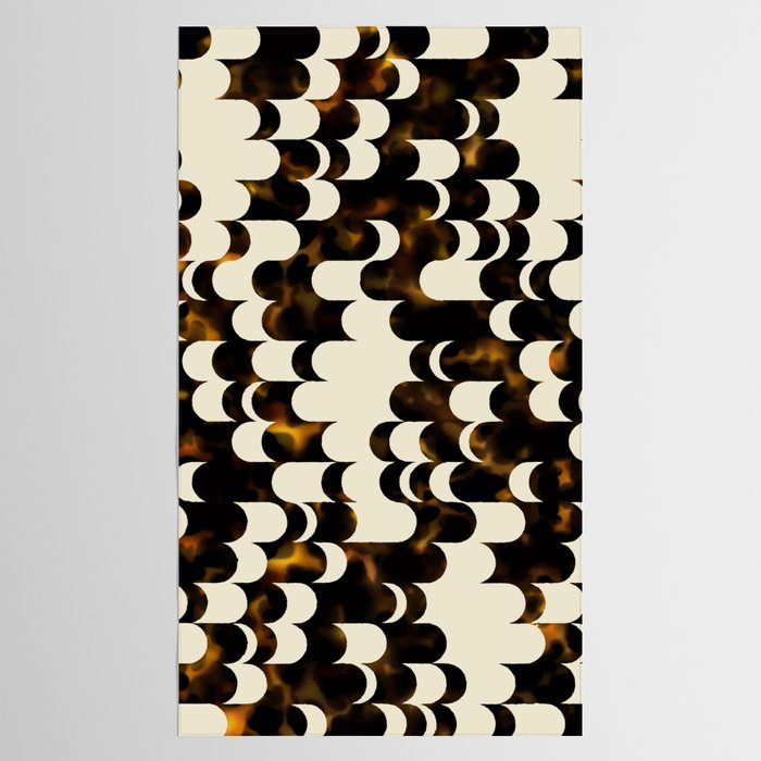 In Motion Amber Tortoise Tablecloth Gallery Image 2