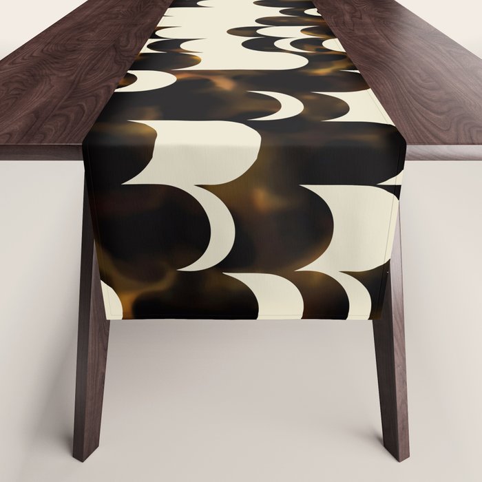 In Motion Amber Tortoise Table Runner Gallery Image 1