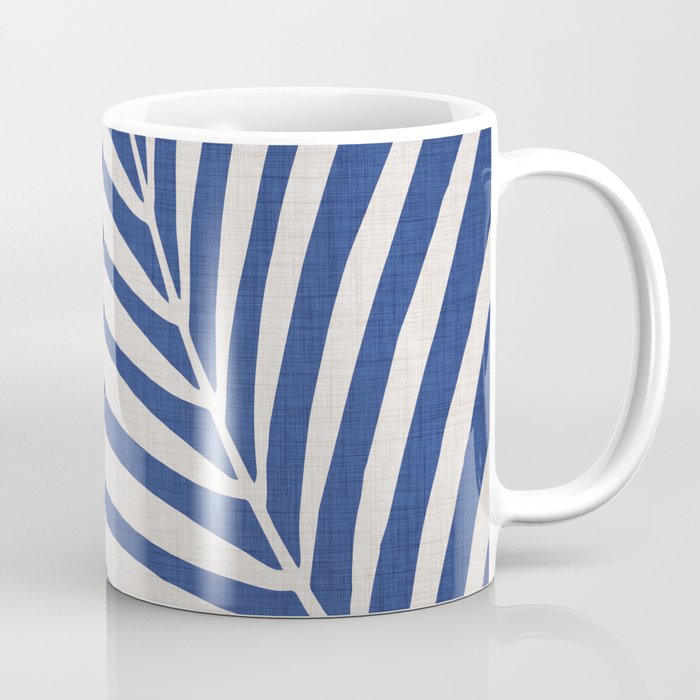 Indigo Palm Minimal Botanical Coffee Mug Gallery Image 1