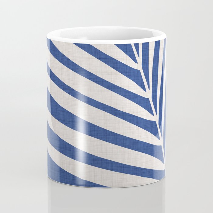 Indigo Palm Minimal Botanical Coffee Mug Gallery Image 4