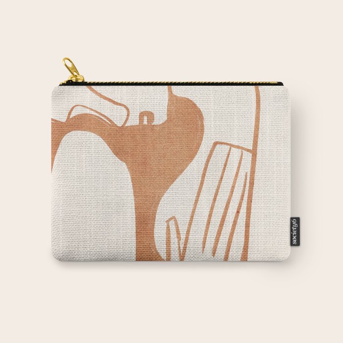 Abstract Female Figure 23 Carry All Pouch Gallery Image 1