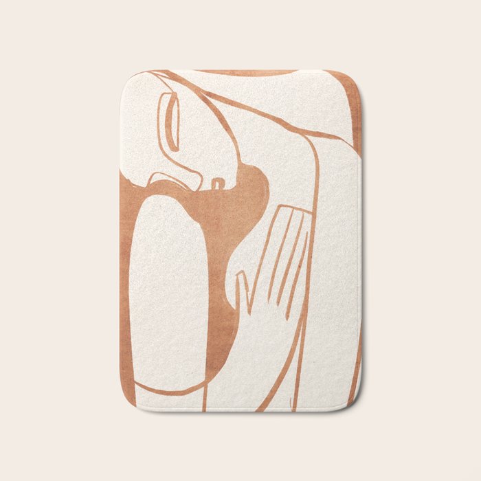 Abstract Female Figure 23 Bath Mat Gallery Image 1