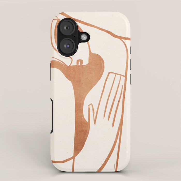 Abstract Female Figure 23 iPhone Case Gallery Image 1