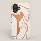 Abstract Female Figure 23 iPhone Case Gallery Image 1