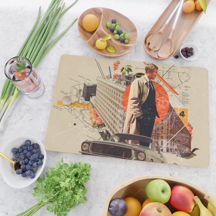 The City 1968 Cutting Board Gallery Image 2