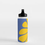 Groovy Yellow Flower Water Bottle Gallery Image 3