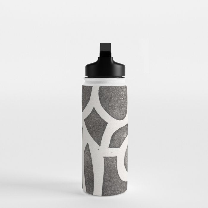 Linocut Abstract #2 Water Bottle Gallery Image 3