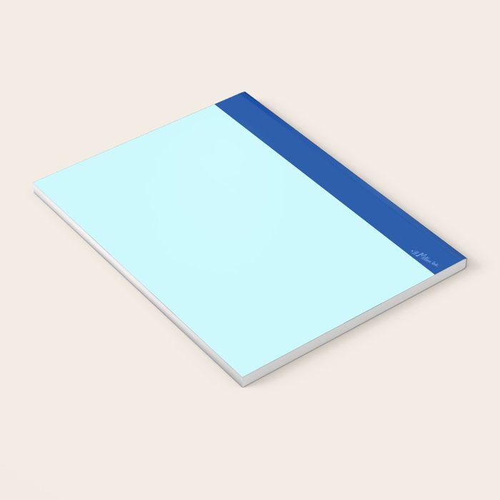 Vote Hand Lettering on Blue Watercolor Background Notebook Gallery Image 3