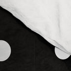 Classic Black & White Polka Dots Pattern Comforter Gallery Image 4