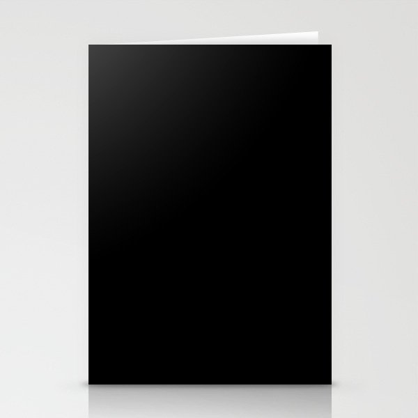 Classic Black & White Polka Dots Pattern Stationery Card Gallery Image 1