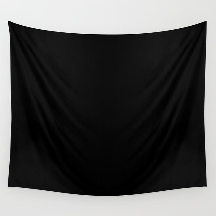 Classic Black & White Polka Dots Pattern Wall Tapestry Gallery Image 4