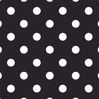 Classic Black & White Polka Dots Pattern Coffee Mug Gallery Image 2
