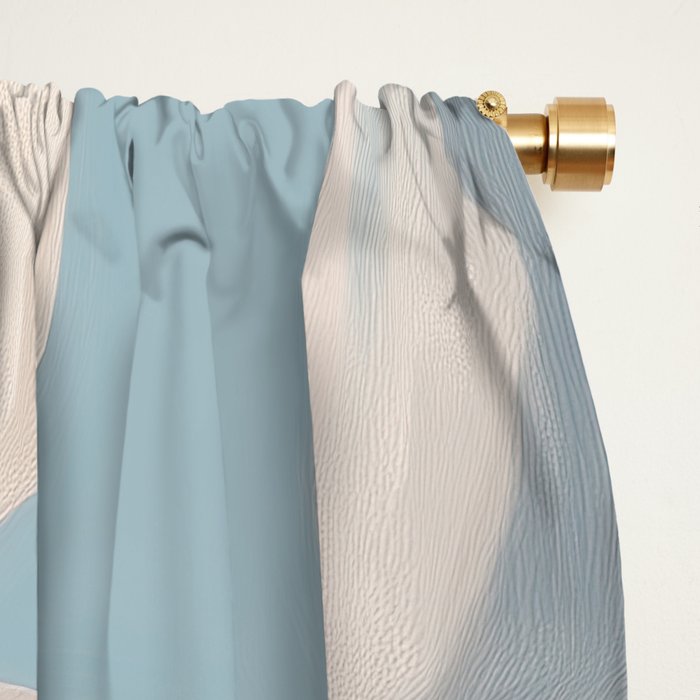 Soft Organic Stone Forms Window Curtain Gallery Image 2