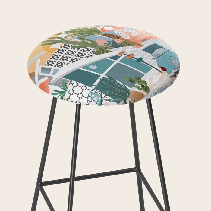 Retro Palm Springs Stool Gallery Image 2