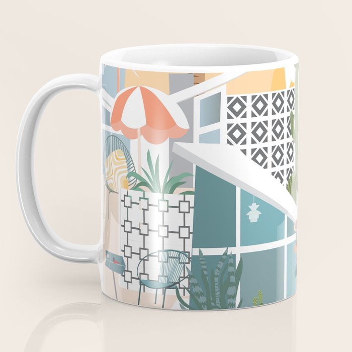 Retro Palm Springs Coffee Mug Gallery Image 3