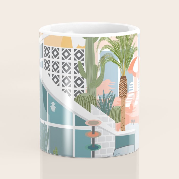 Retro Palm Springs Coffee Mug Gallery Image 4