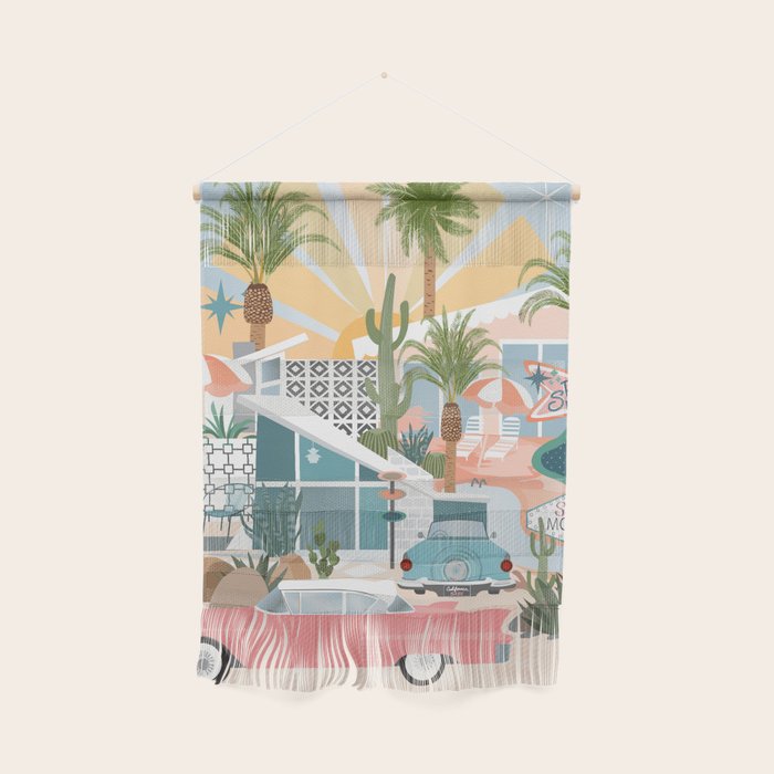 Retro Palm Springs Wall Hanging Gallery Image 1