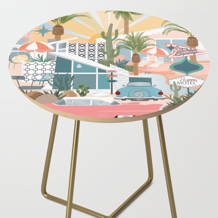 Retro Palm Springs Side Table Gallery Image 2
