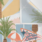 Retro Palm Springs Wall Tapestry Gallery Image 3