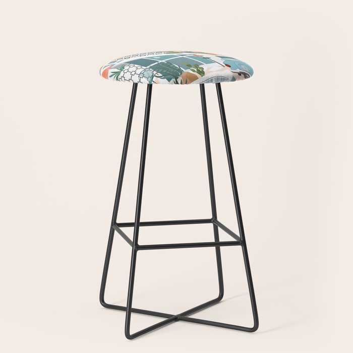 Retro Palm Springs Stool Gallery Image 1