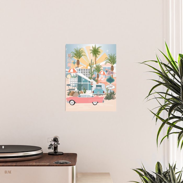 Retro Palm Springs Poster Gallery Image 2