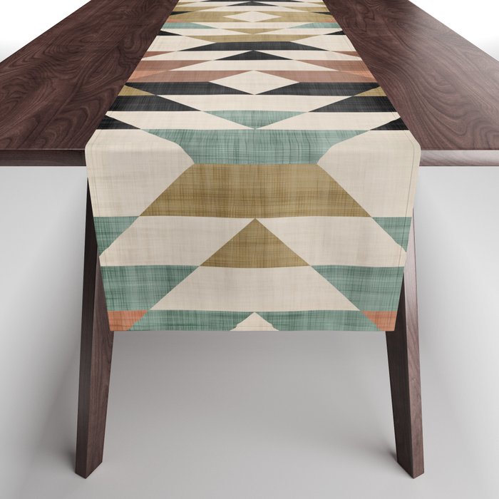 Southwestern Pattern, Boho Prints Table Runner Gallery Image 1
