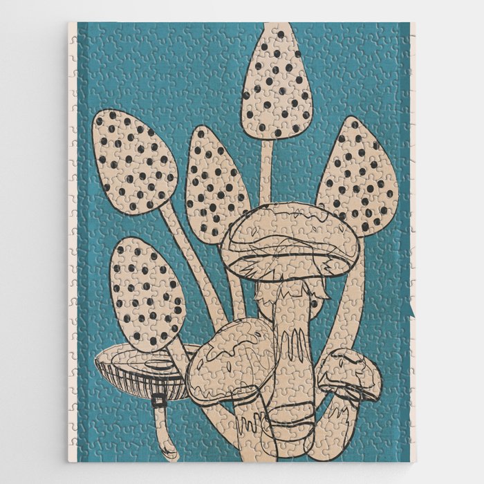 Abstract Mushrooms 3 Jigsaw Puzzle Gallery Image 1