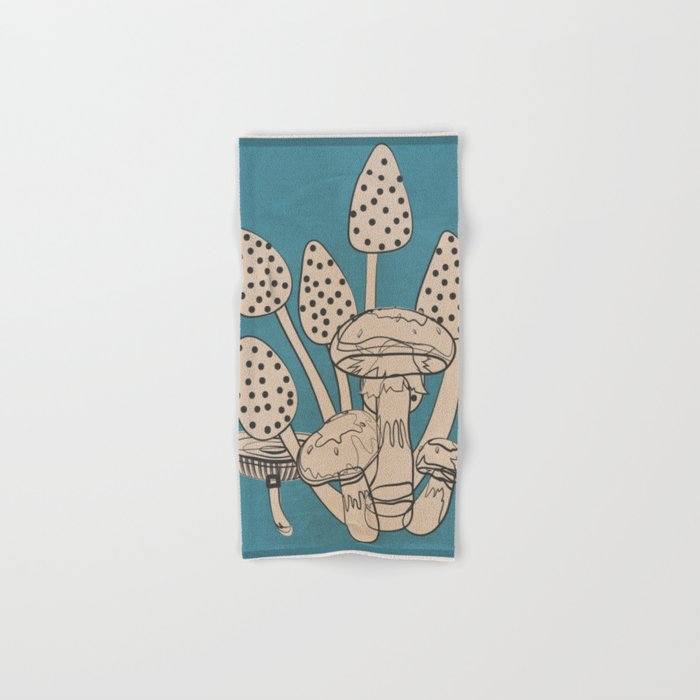 Abstract Mushrooms 3 Bath Towel Gallery Image 1