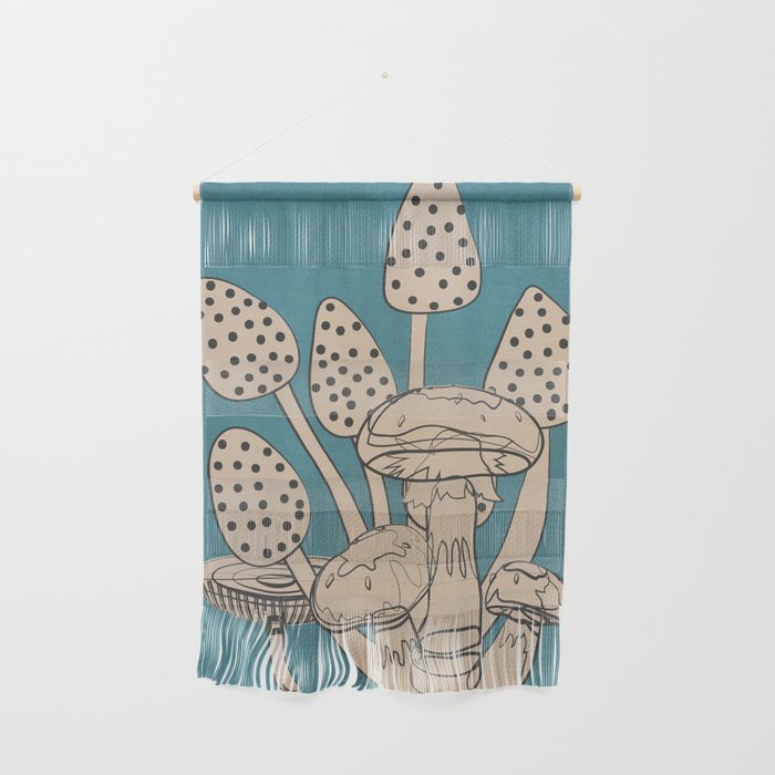 Abstract Mushrooms 3 Wall Hanging Gallery Image 1