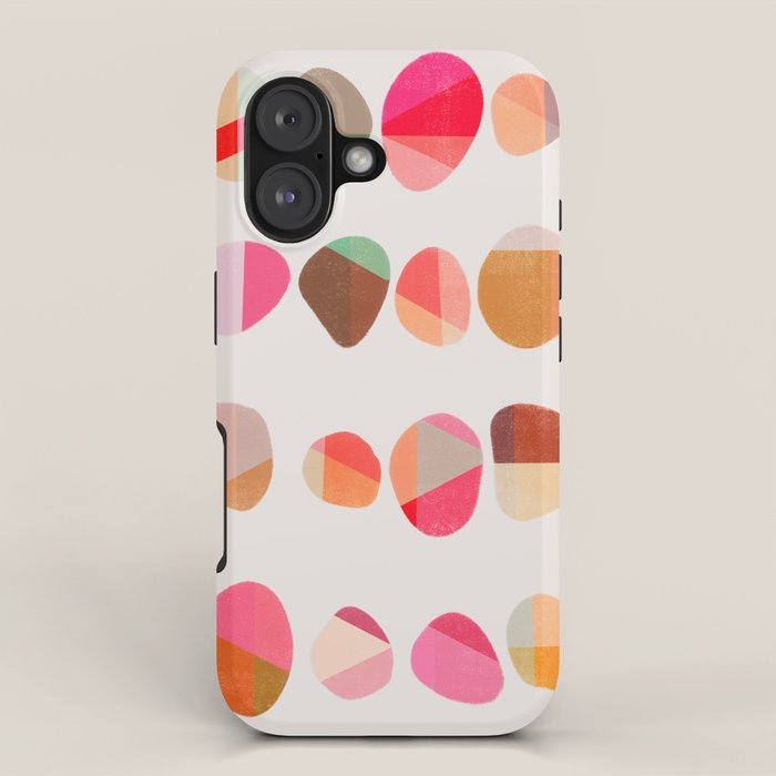 Painted Pebbles 5 iPhone Case Gallery Image 1