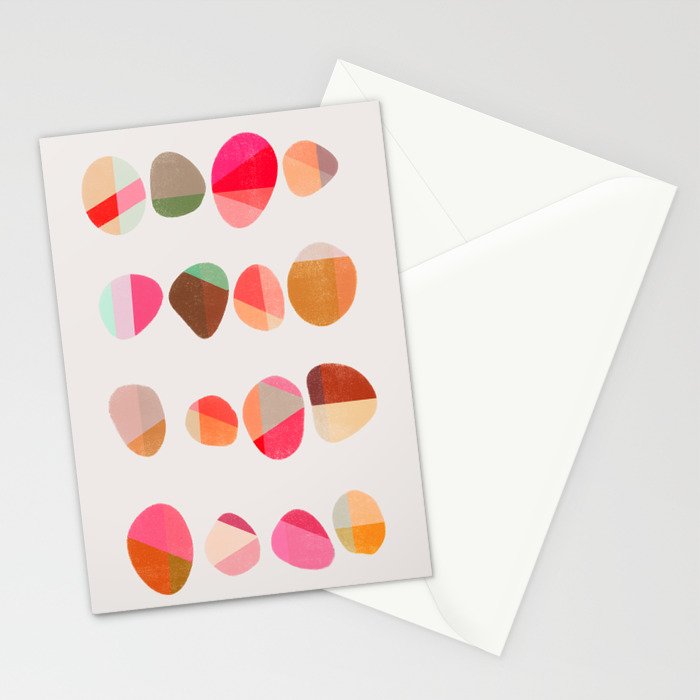 Painted Pebbles 5 Stationery Card Gallery Image 2