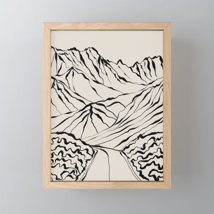 Mountain know the secret Mini Art Print Gallery Image 1