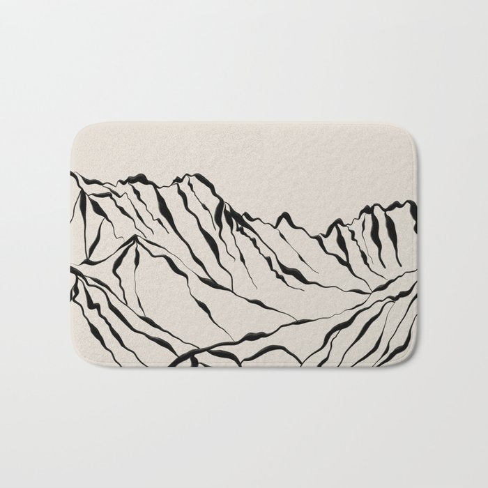 Mountain know the secret Bath Mat Gallery Image 1