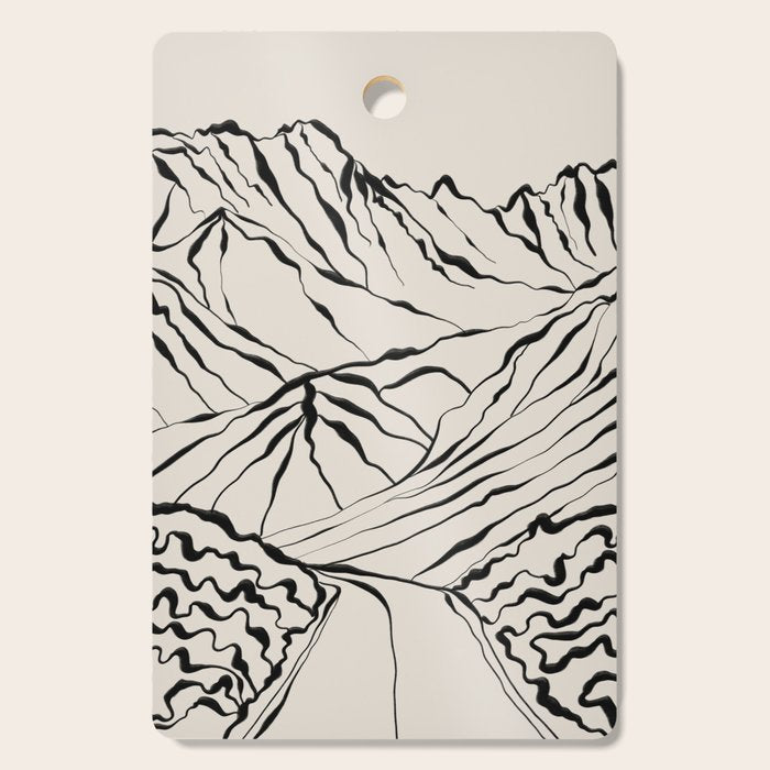 Mountain know the secret Cutting Board Gallery Image 1