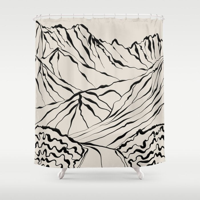 Mountain know the secret Shower Curtain Gallery Image 1