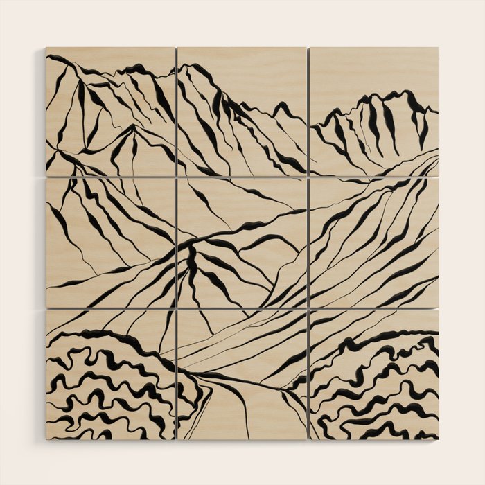 Mountain know the secret Wood Wall Art Gallery Image 1