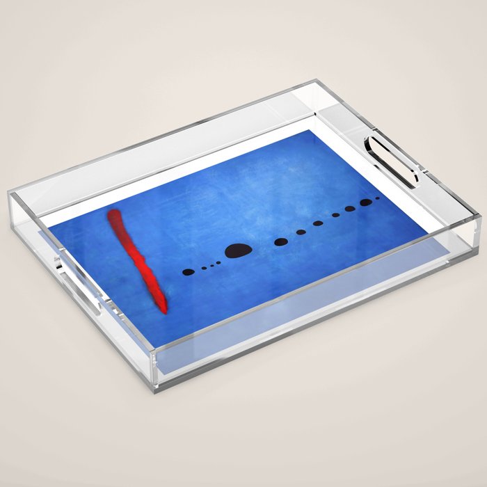 Bleu II (Blue 2) - Joan Miró Acrylic Tray Gallery Image 1