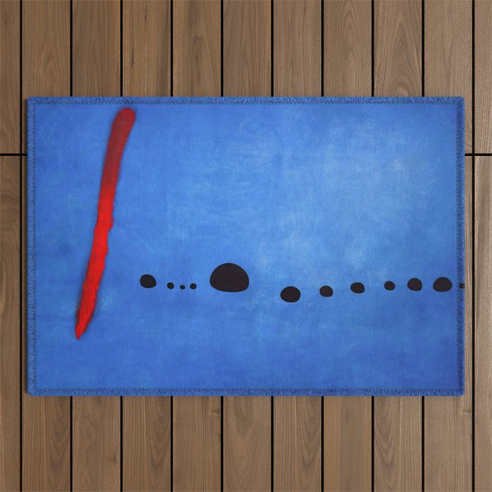 Bleu II (Blue 2) - Joan Miró Outdoor Rug Gallery Image 1