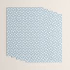 Vintage French Flower Blue Wrapping Paper Gallery Image 3