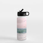 Tropical Beach Wave Roll Water Bottle Gallery Image 1