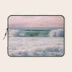 Tropical Beach Wave Roll Laptop Sleeve Gallery Image 1