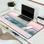 Tropical Beach Wave Roll Desk Mat Gallery Image 2