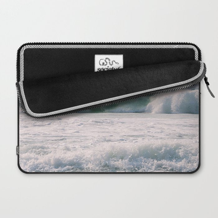 Tropical Beach Wave Roll Laptop Sleeve Gallery Image 2